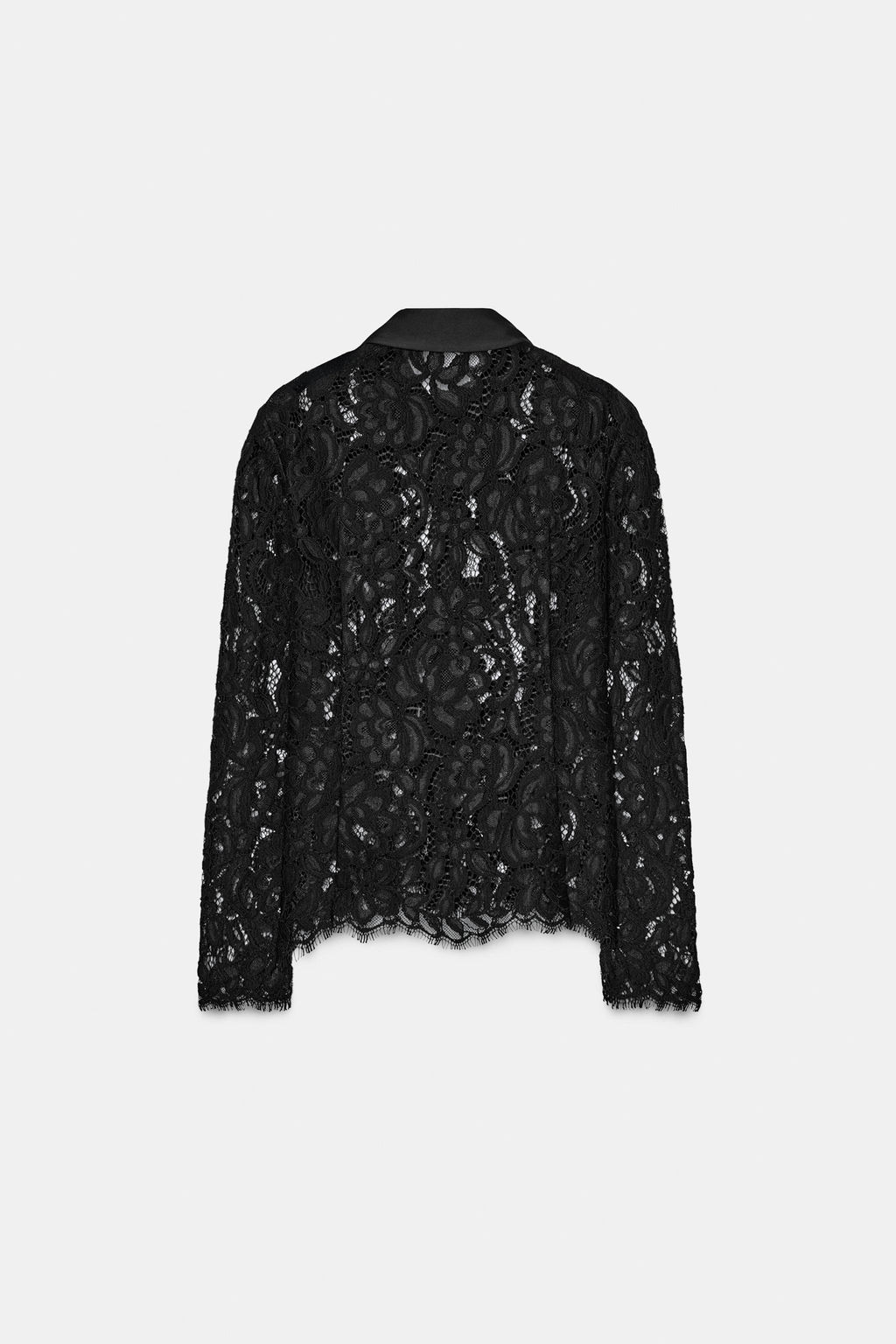 ZW COLLECTION LACE SHIRT - Zara фото 6