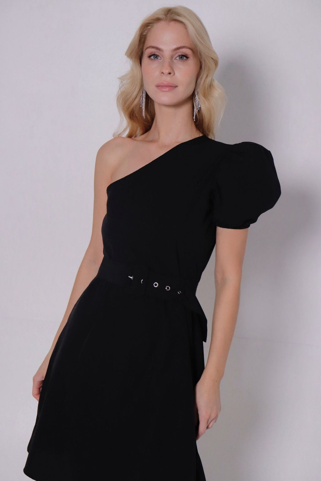 Платье чёрное асимметричное - Martichelli фото 5