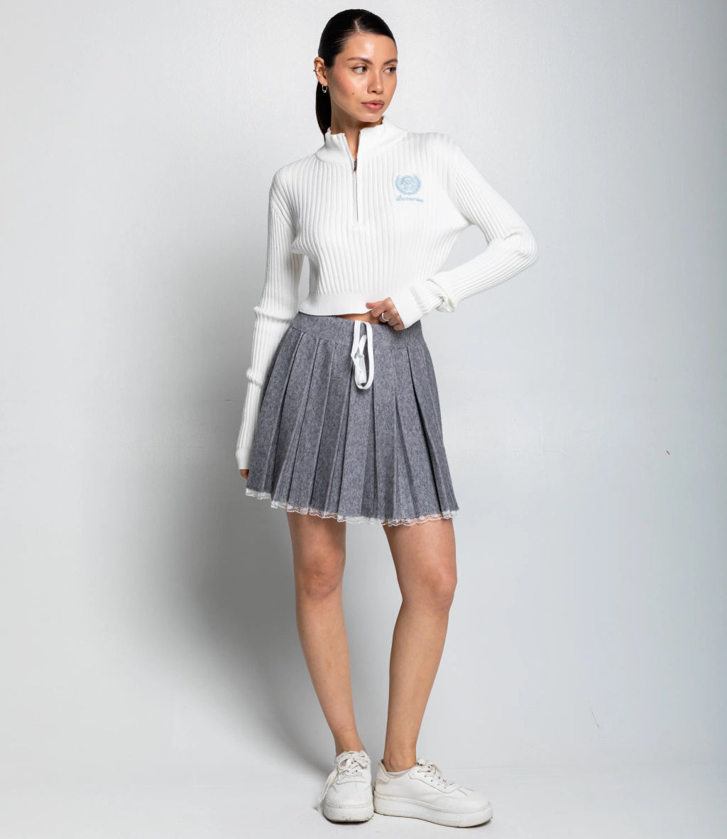 Джемпер #КТ1228, белый