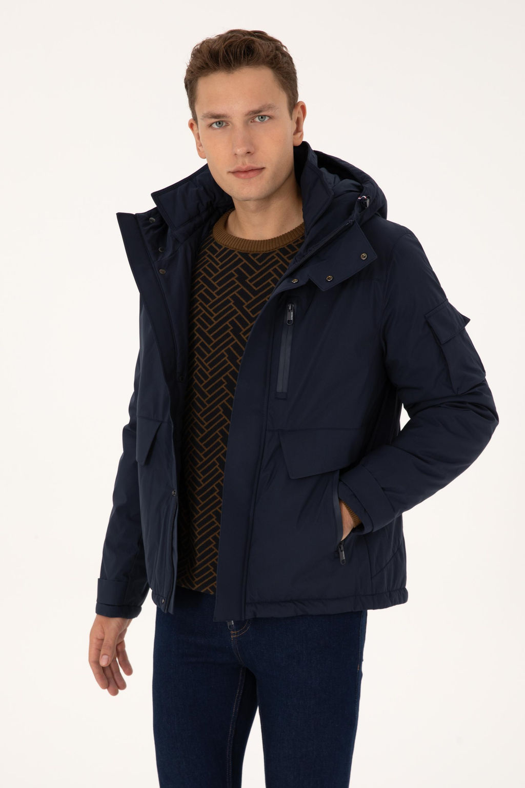 Erkek Lacivert Mont - U.s. polo assn фото 3