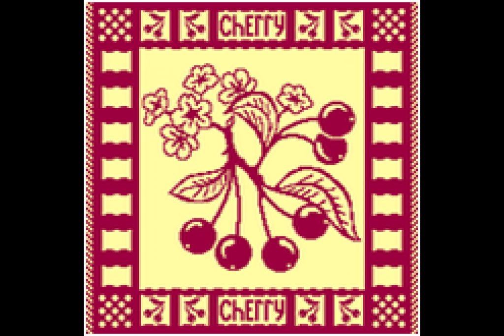 Салфетка махровая птк. жак. 2352, Вишня М