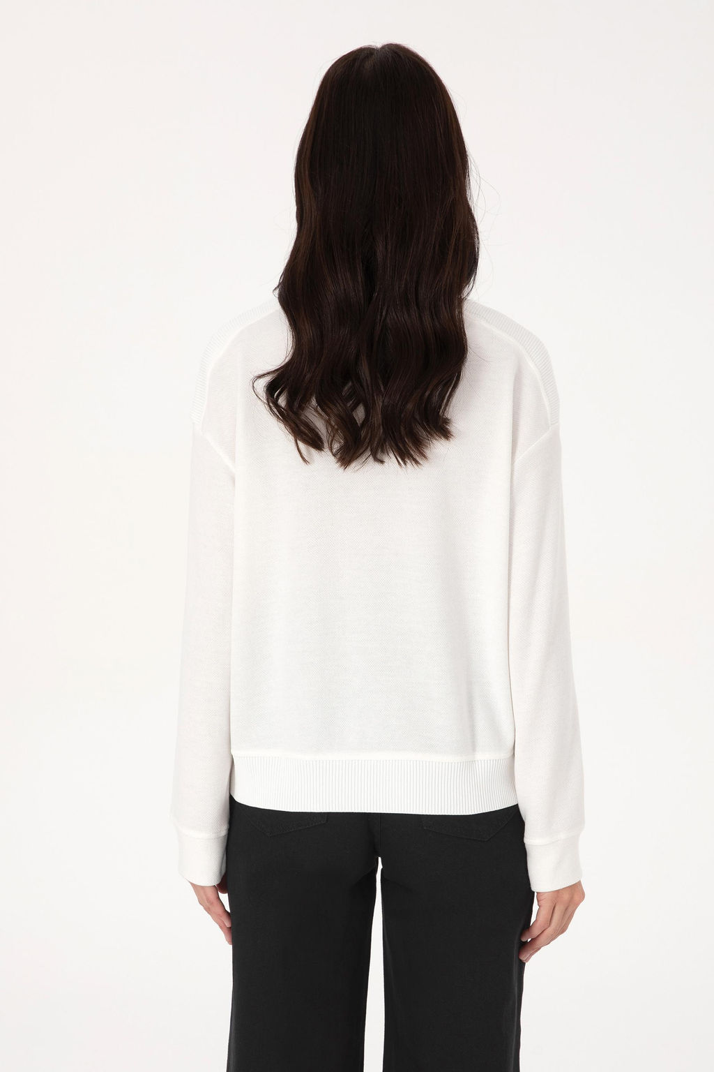 Kad_n Krem Bisiklet Yaka Sweatshirt - U.s. polo assn фото 5