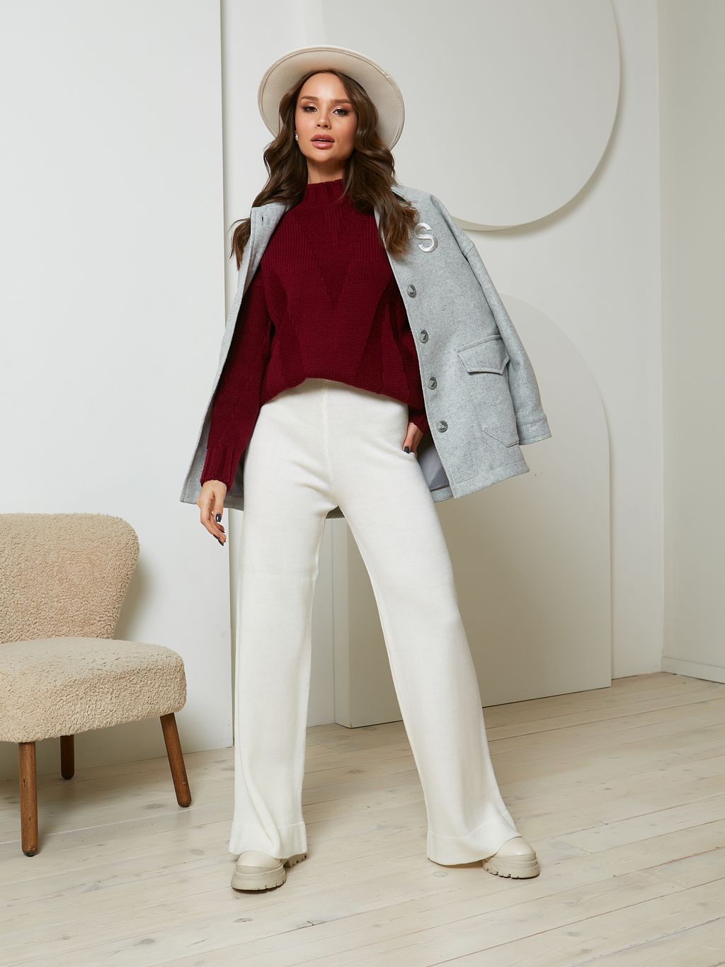 Джемпер вязаный - Stilla фото 8