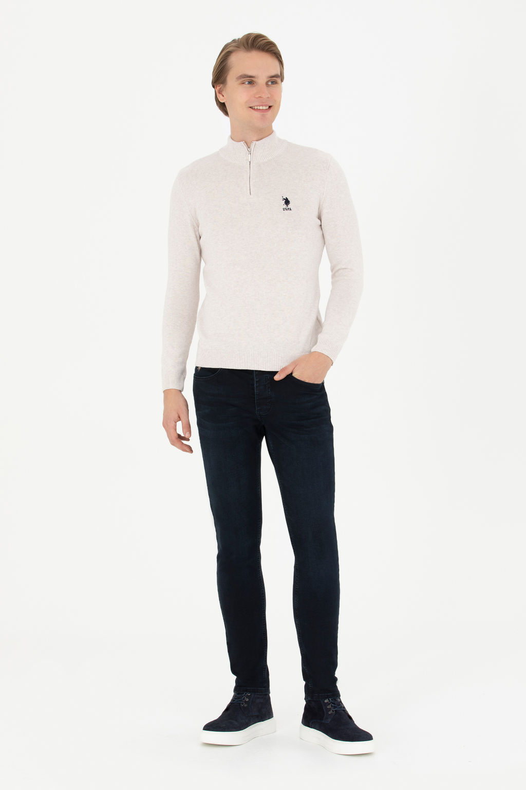 Мужской свитер с камнем - U.s. polo assn фото 18