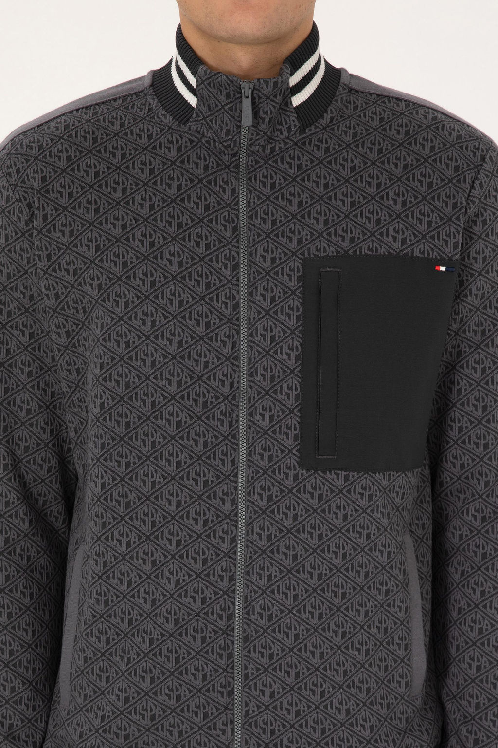 Erkek Gri _rme H_rka - U.s. polo assn фото 6