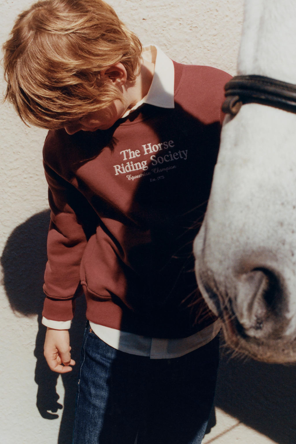 EMBROIDERED SLOGAN SWEATSHIRT - Zara фото 6