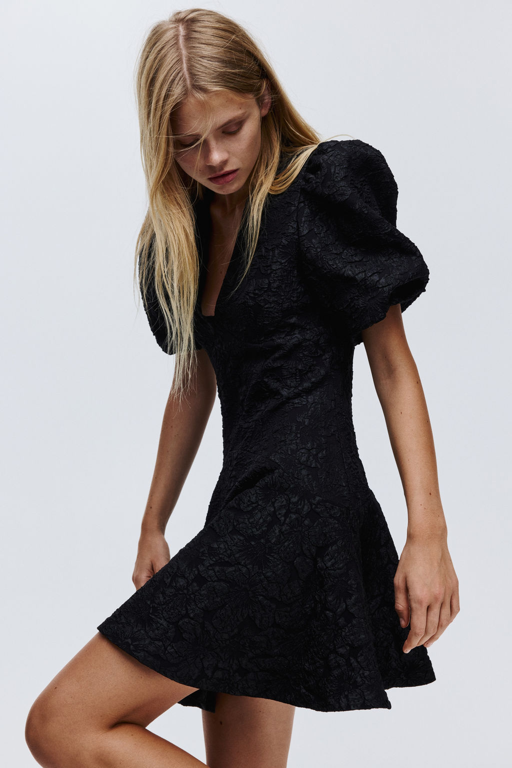 Vestido con manga puffy - H&m фото 7