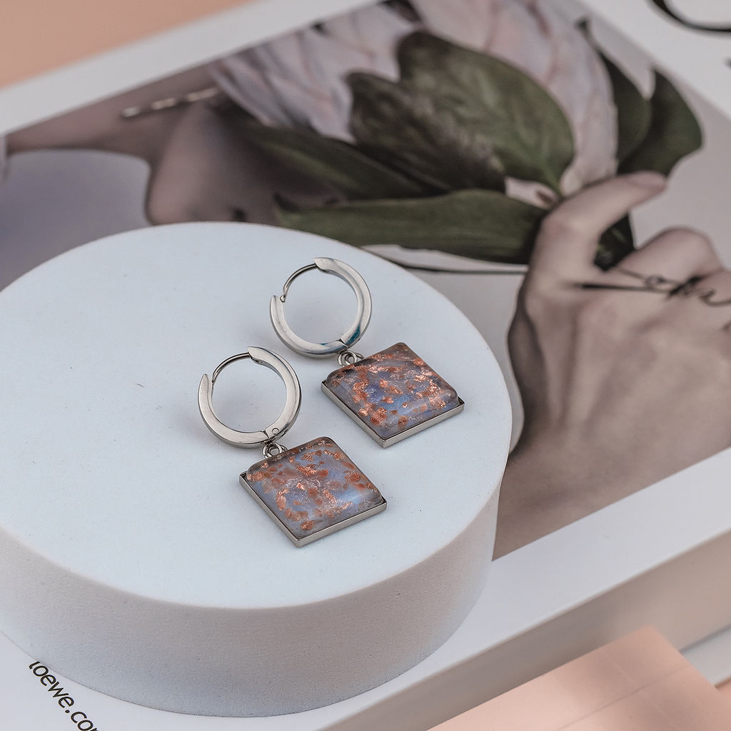 Серьги из муранского стекла