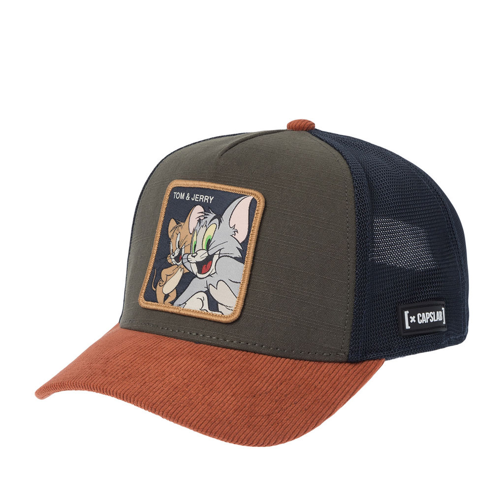 Бейсболка CAPSLAB арт. CL/TAJ7/1/PCT/TAJ Tom And Jerry Tom And Jerry (оливковый / кирпичный)