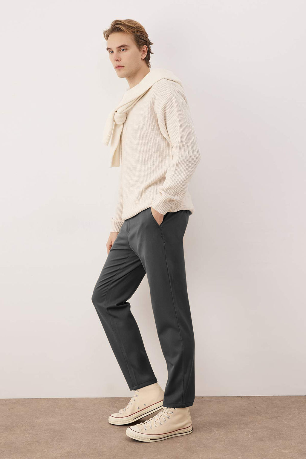 Vizon Erkek Dokuma Kumas Pantolon TMNAW26PL00030 - Trendyolmilla фото 15