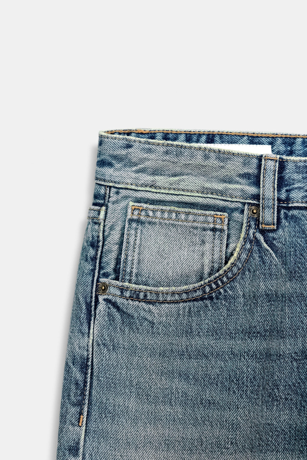 JEANS TRF BOYFRIEND TIRO MEDIO / Marino - Zara фото 4
