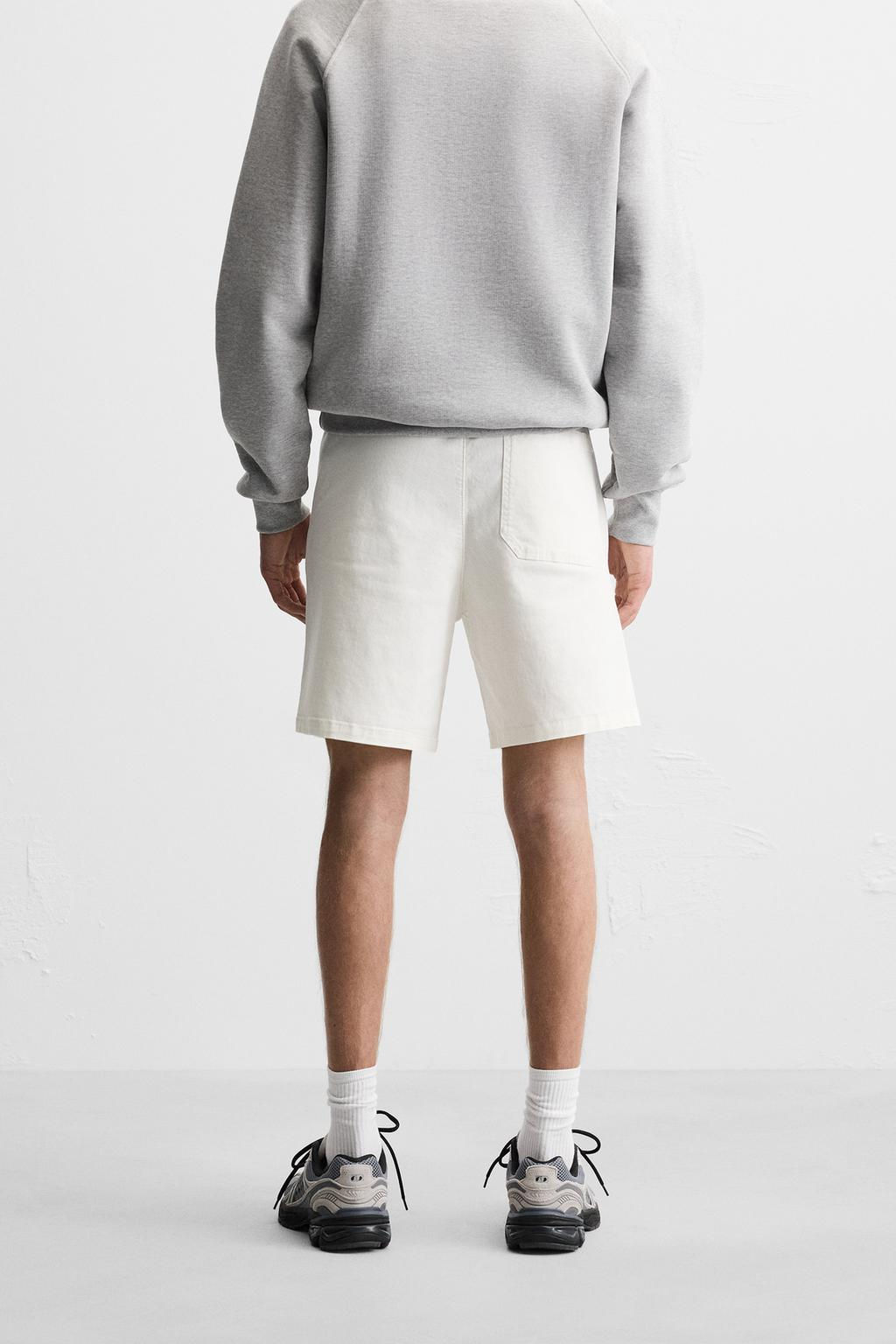 RELAXED FIT BERMUDA SHORTS - Zara фото 29