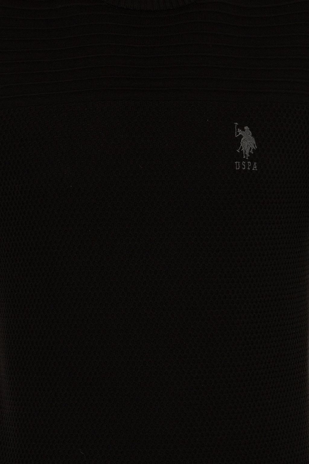 U. S. Polo Assn / Мужской черный свитер - U.s. polo assn фото 6