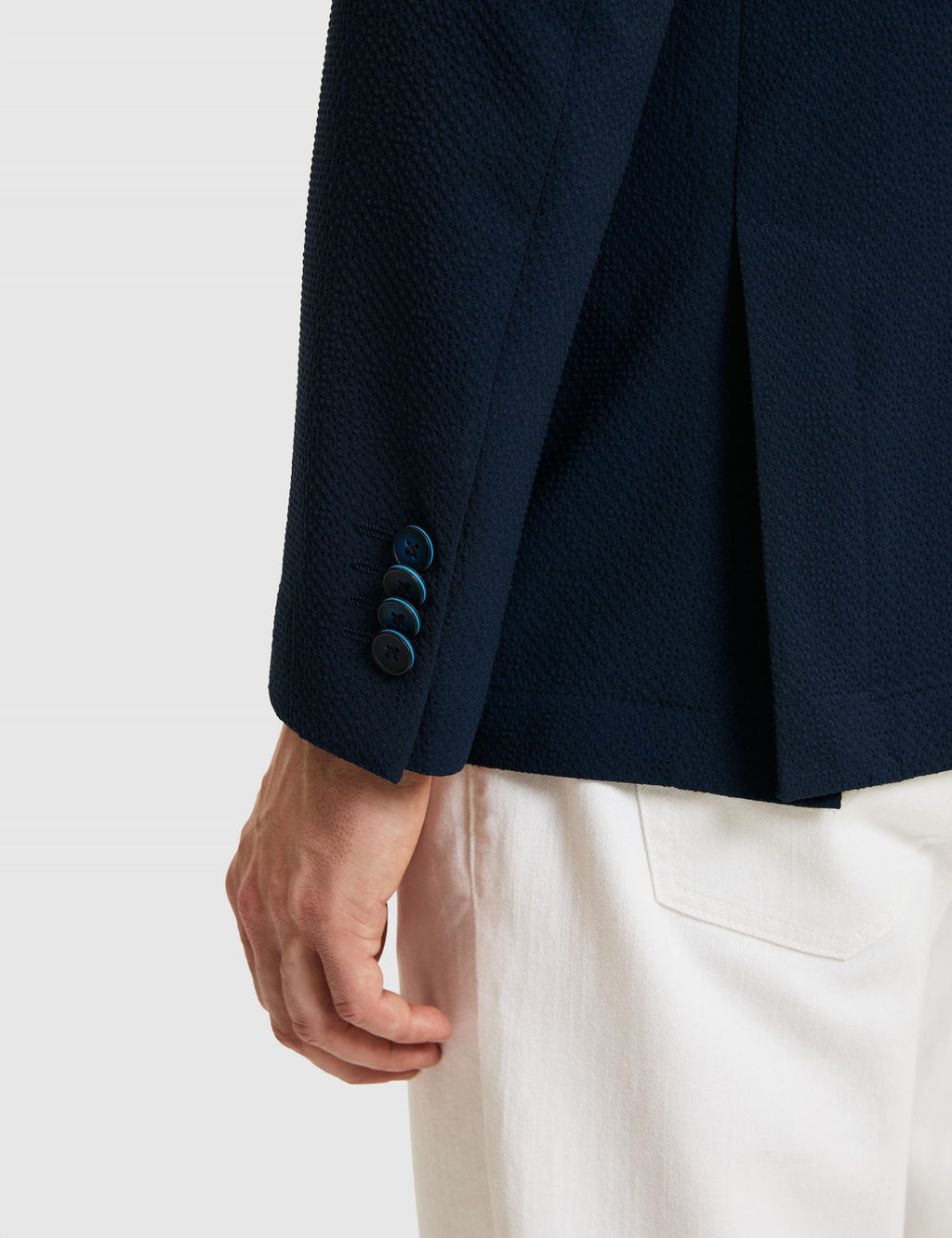 Lacivert Slim Fit Ceket