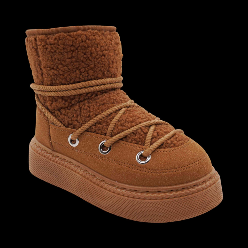 Сапоги F125-4 коричневые