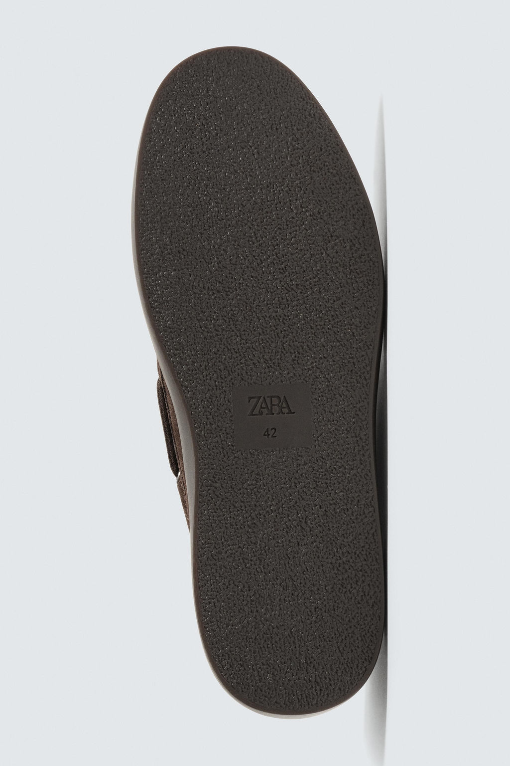 ZAPATO N?UTICO PIEL CASUAL / Marr?n - Zara фото 4