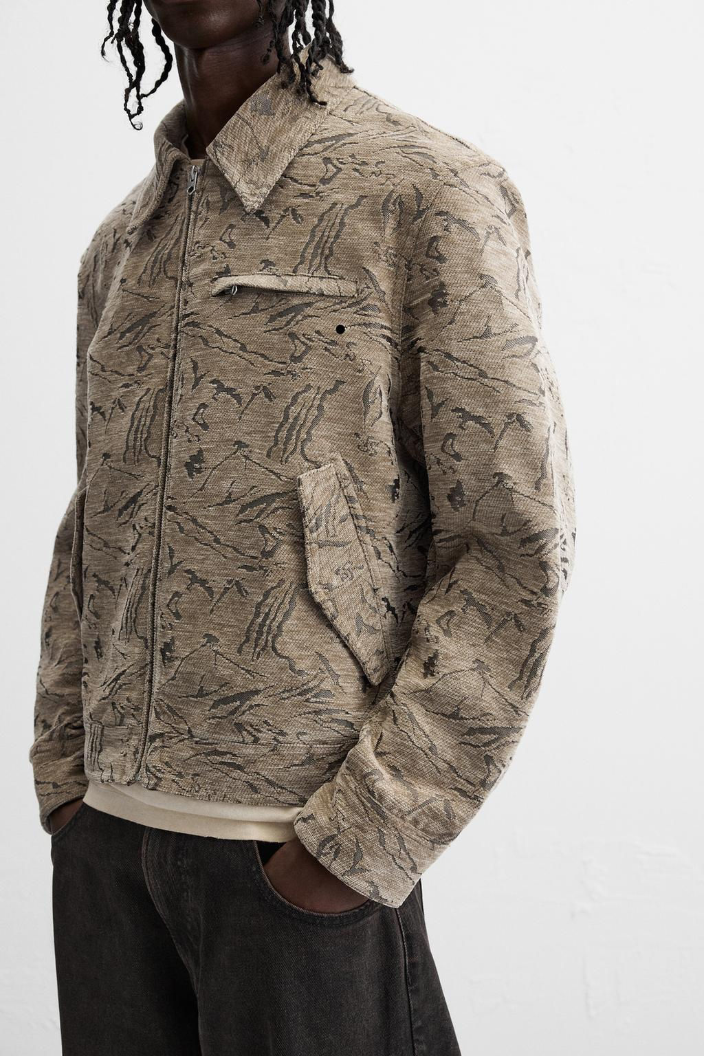 ABSTRACT PRINT JACKET - Zara фото 5