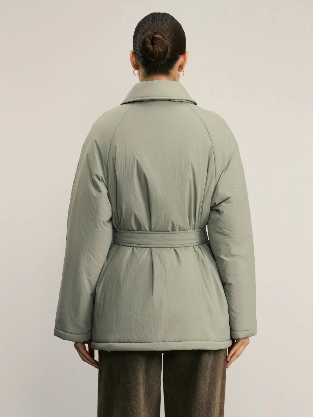 Куртка стеганая с поясом / Zarina  фото 5