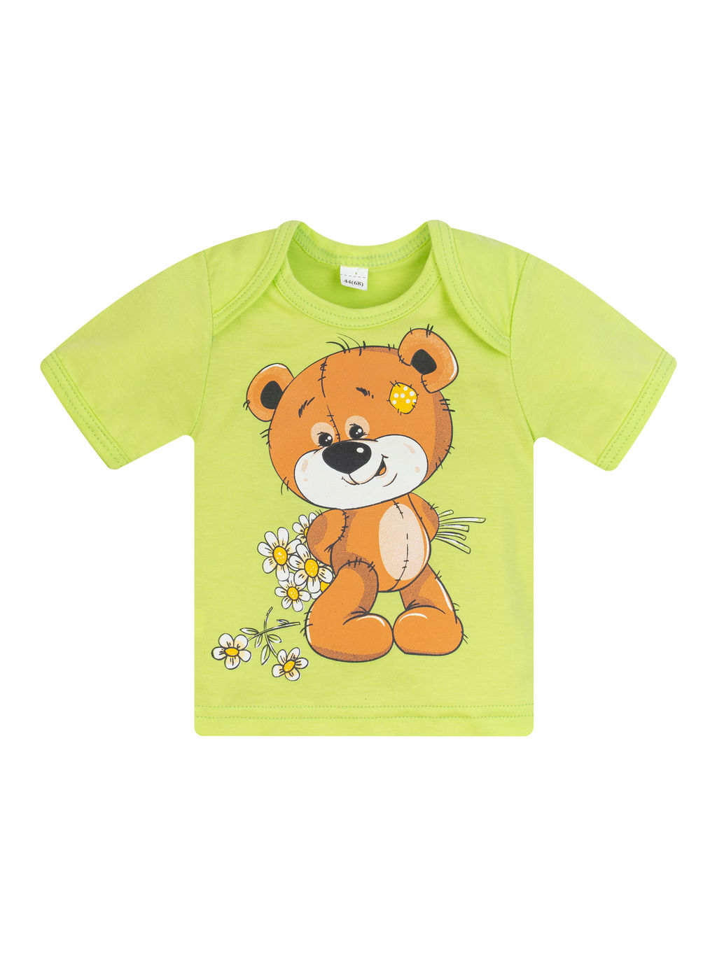 Комплект детский салатовый мишка с ромашками 706п (92, 56)