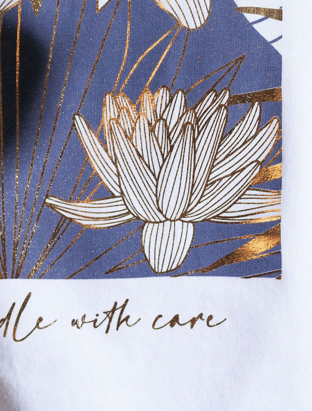 Свободная футболка с принтом из премиального хлопка с эластаном - Vilatte фото 2