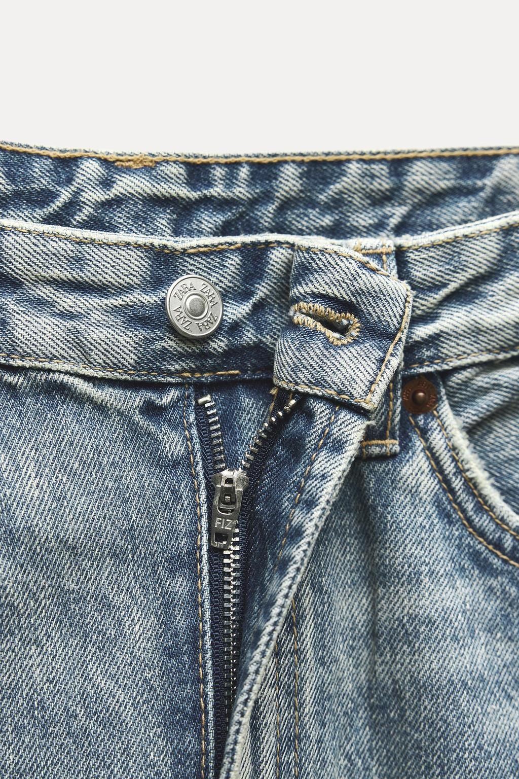TRF RELAXED-FIT MID-RISE JEANS - Zara фото 5