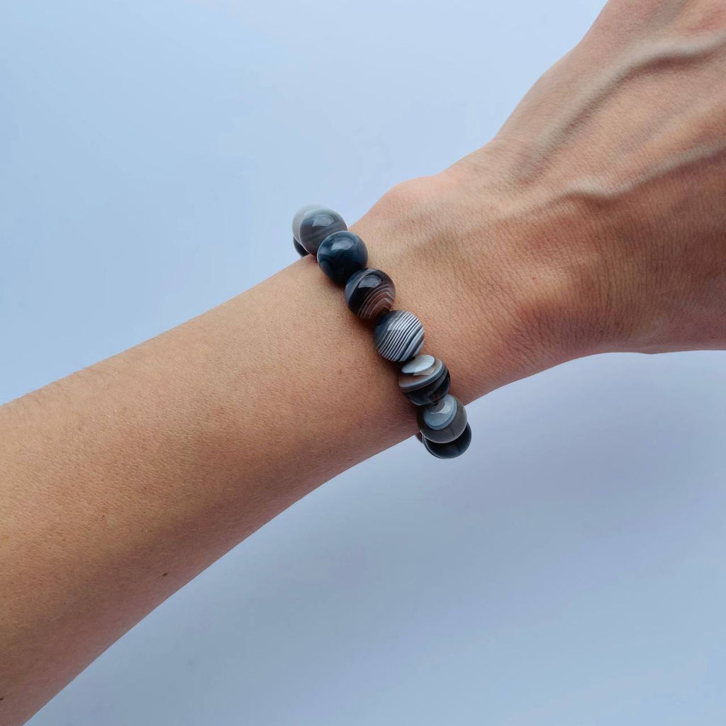 Браслет из Агата бразильского 17 см - Радуга самоцветов фото 3