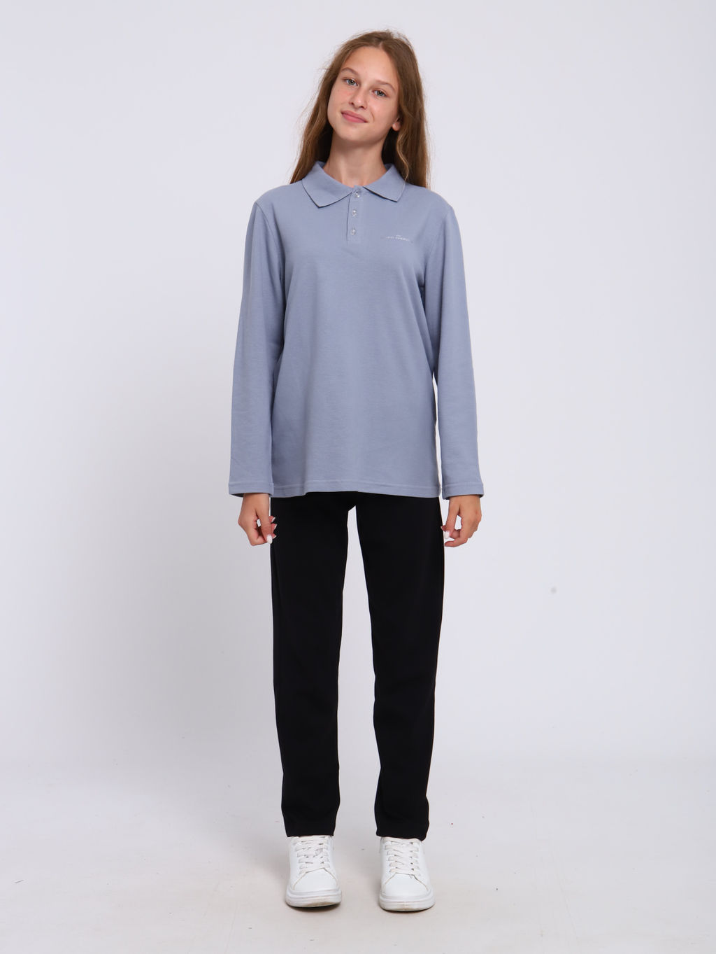 Ладошки / Рубашка-поло Василий белый  фото 18