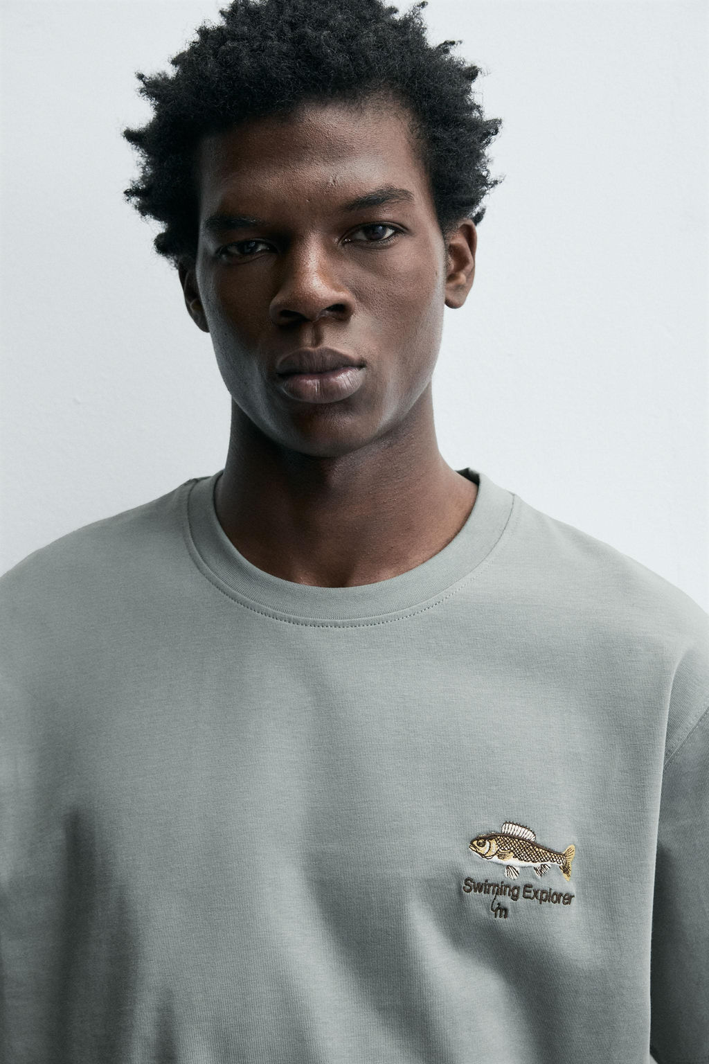 EMBROIDERED FISH T-SHIRT - Zara фото 5