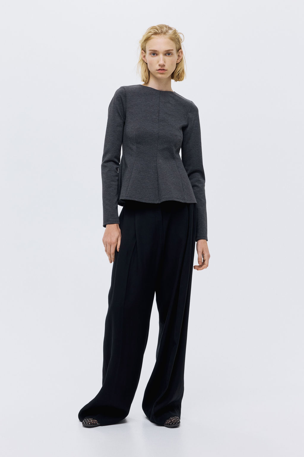 Top de punto con peplum - H&m фото 2