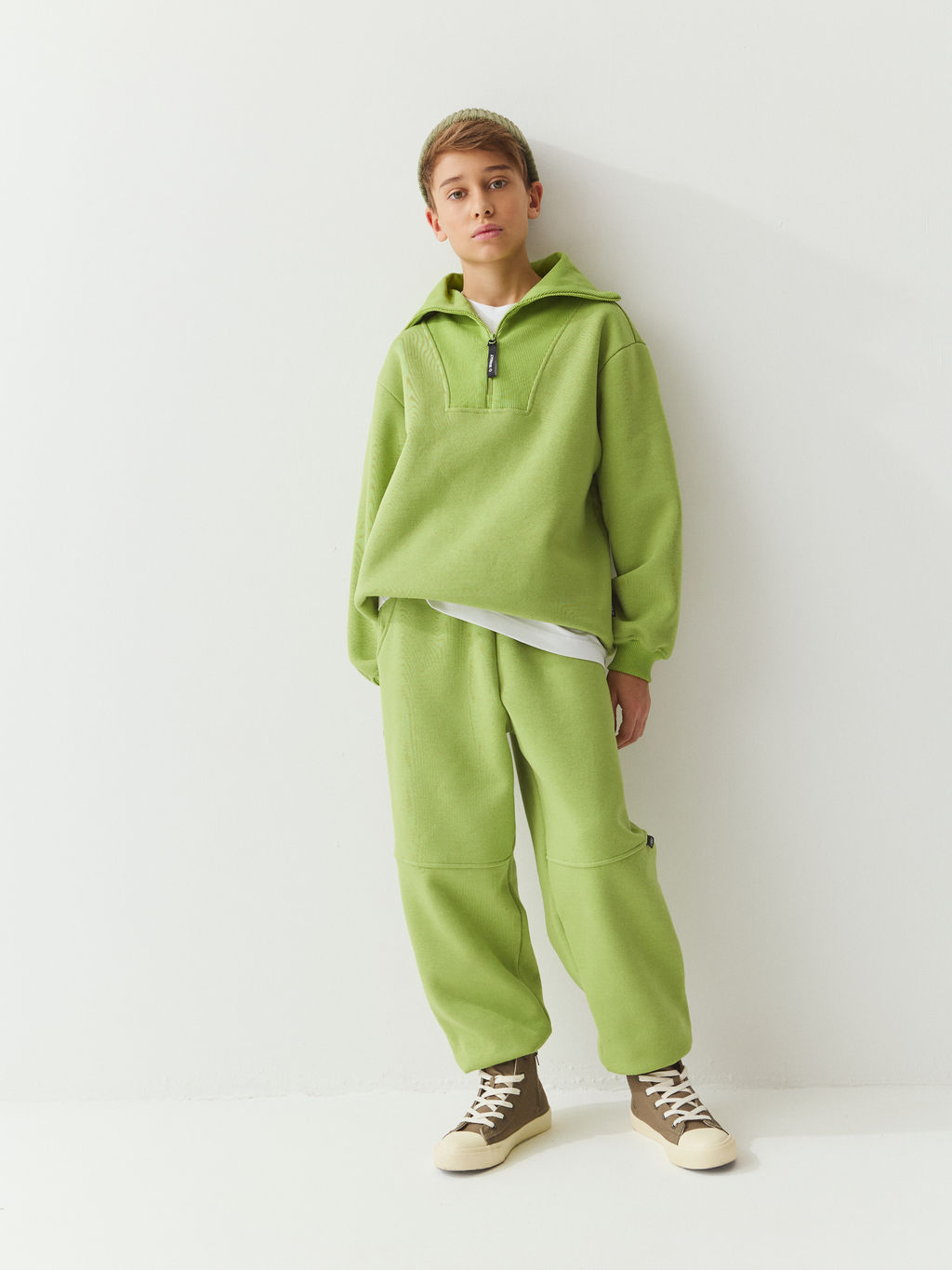 Свитшот Лайм утепленный 7+ - Bungly фото 5