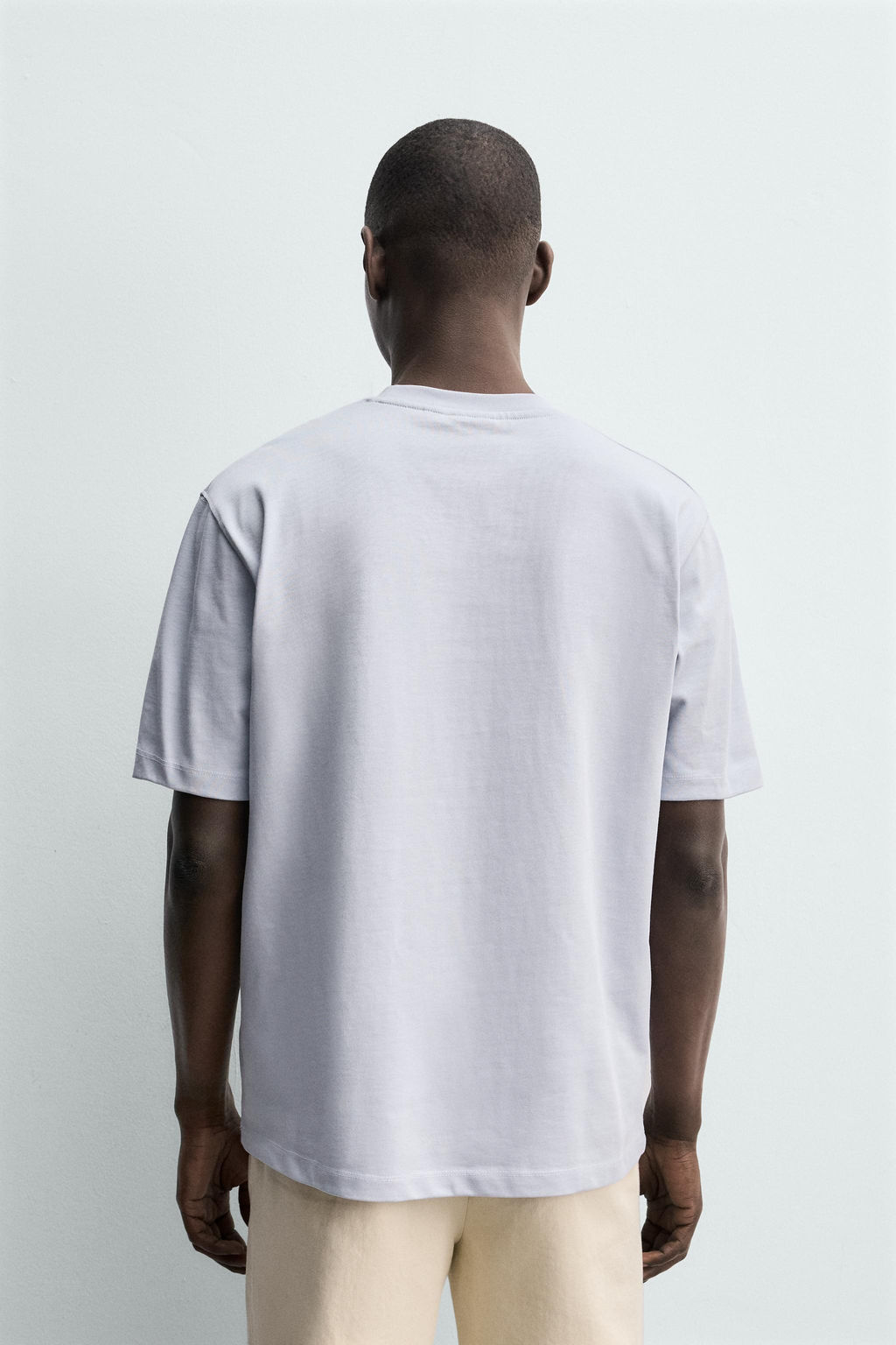 CAMISETA HEAVYWEIGHT MANGA CORTA / Hielo - Zara фото 3