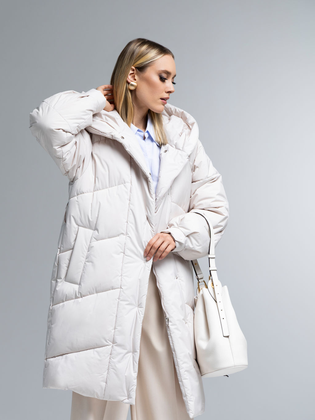 Пуховик женский HOOPS, арт. 83109z  фото 6