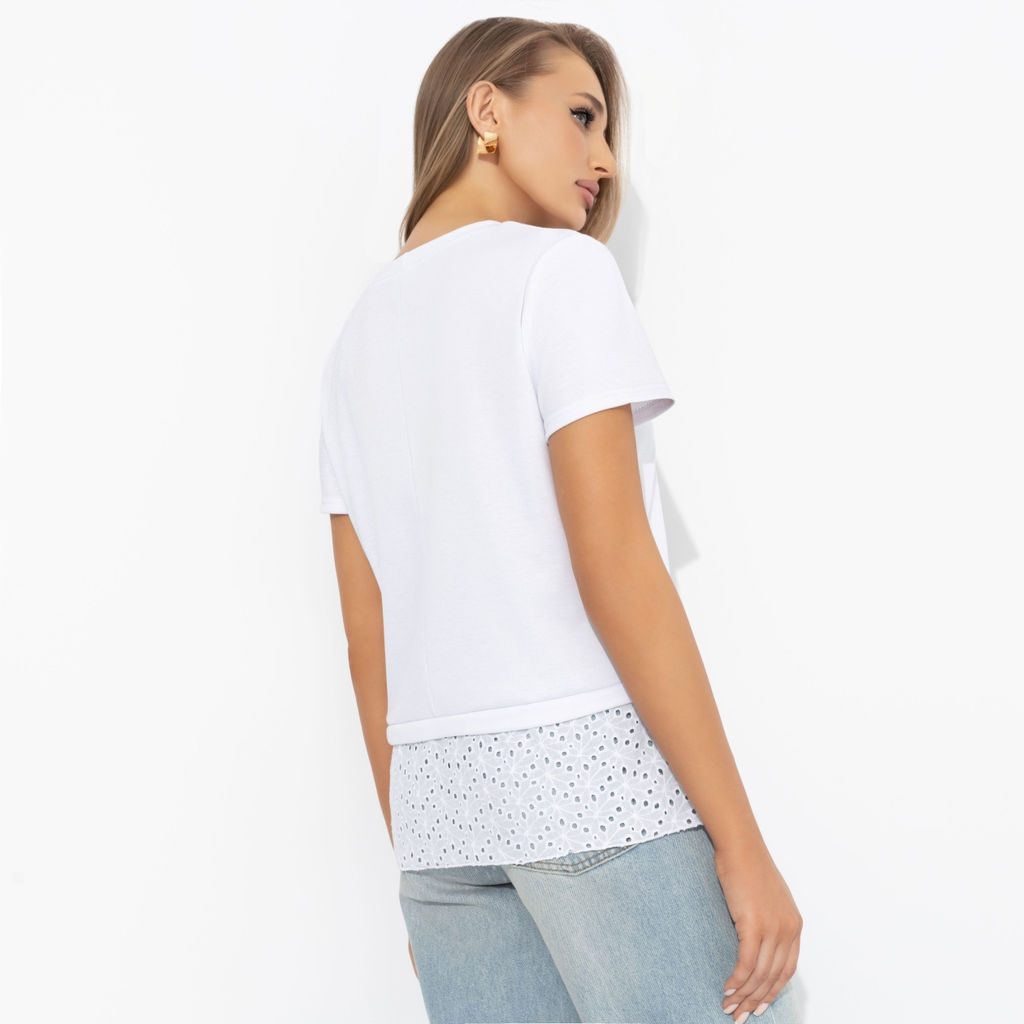 Футболка комбинированная, Романтика с перчинкой - Charutti фото 5