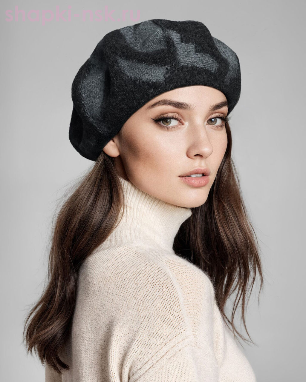 517 Берет женский флис (56-58)