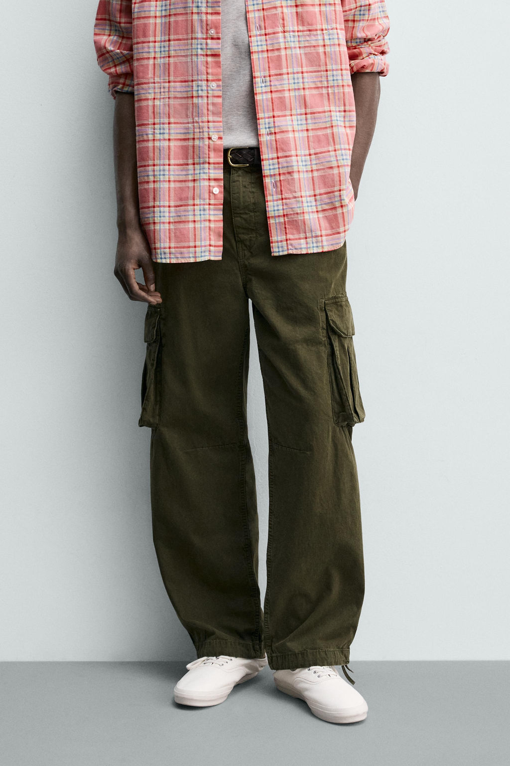 PANTAL?N CARGO RELAXED FIT / Khaki