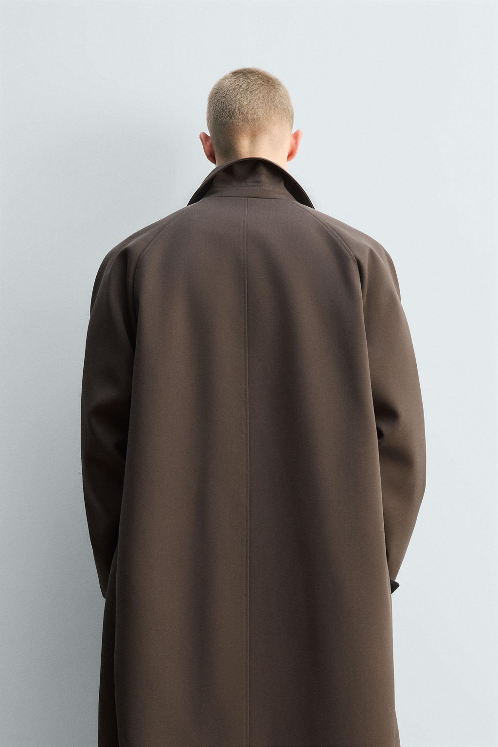 LIMITED EDITION LONG WOOL TRENCH COAT - Zara фото 3