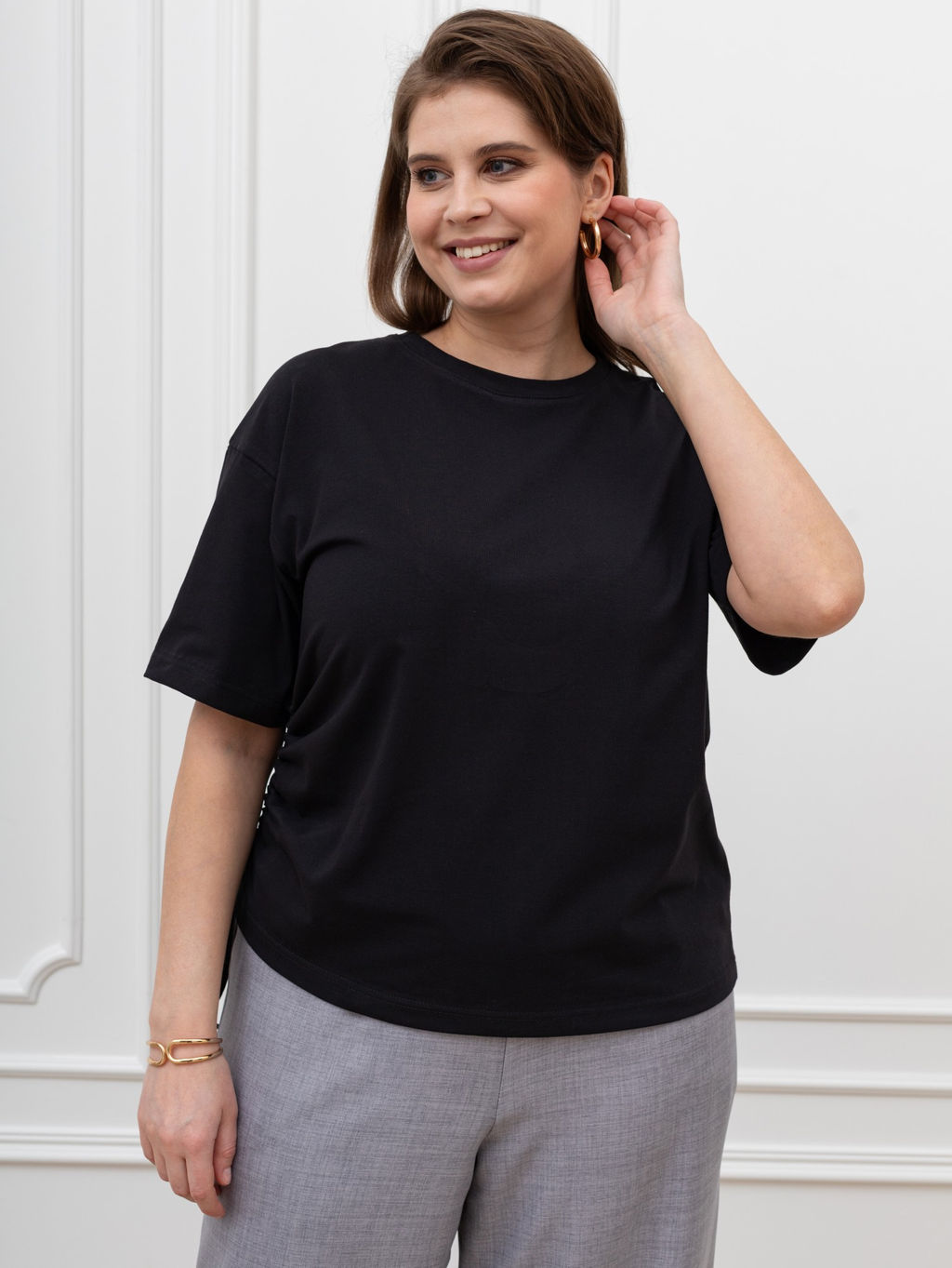 Футболка Искра-1 из хлопка с лайкрой - Виотекс фото 36