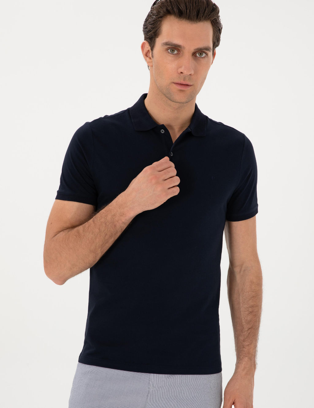 Lacivert Slim Fit Ti__rt - Cacharel фото 3