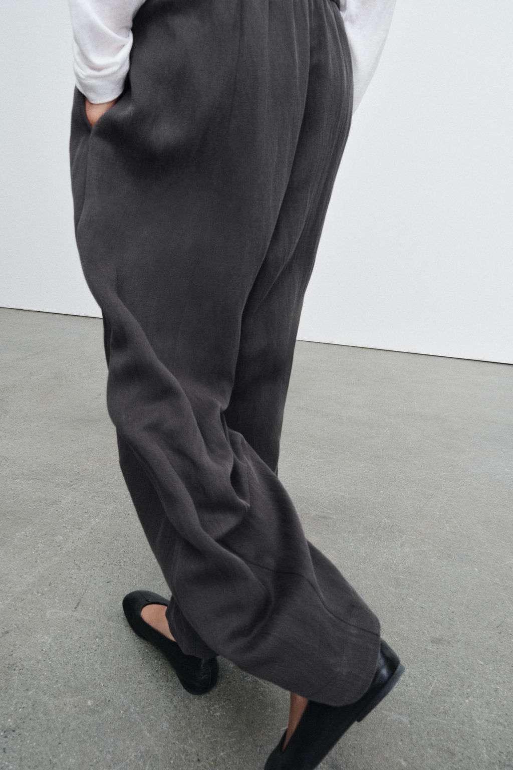 ZW COLLECTION BARREL TROUSERS - Zara фото 4