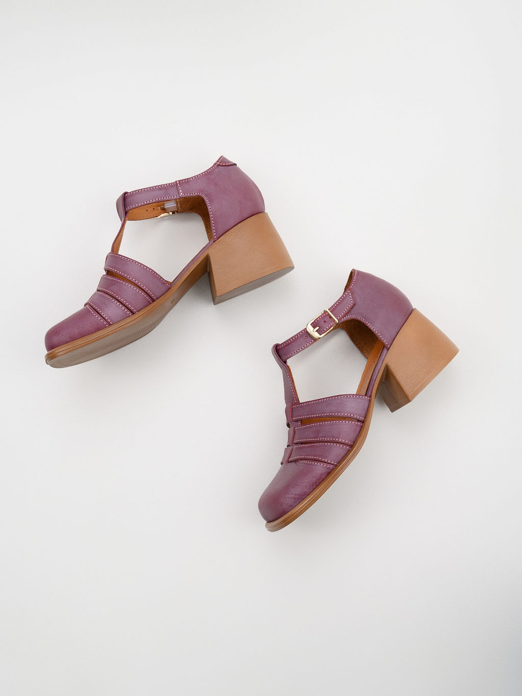 Босоножки 5036.23663bе.Вакса бордо+коричневый