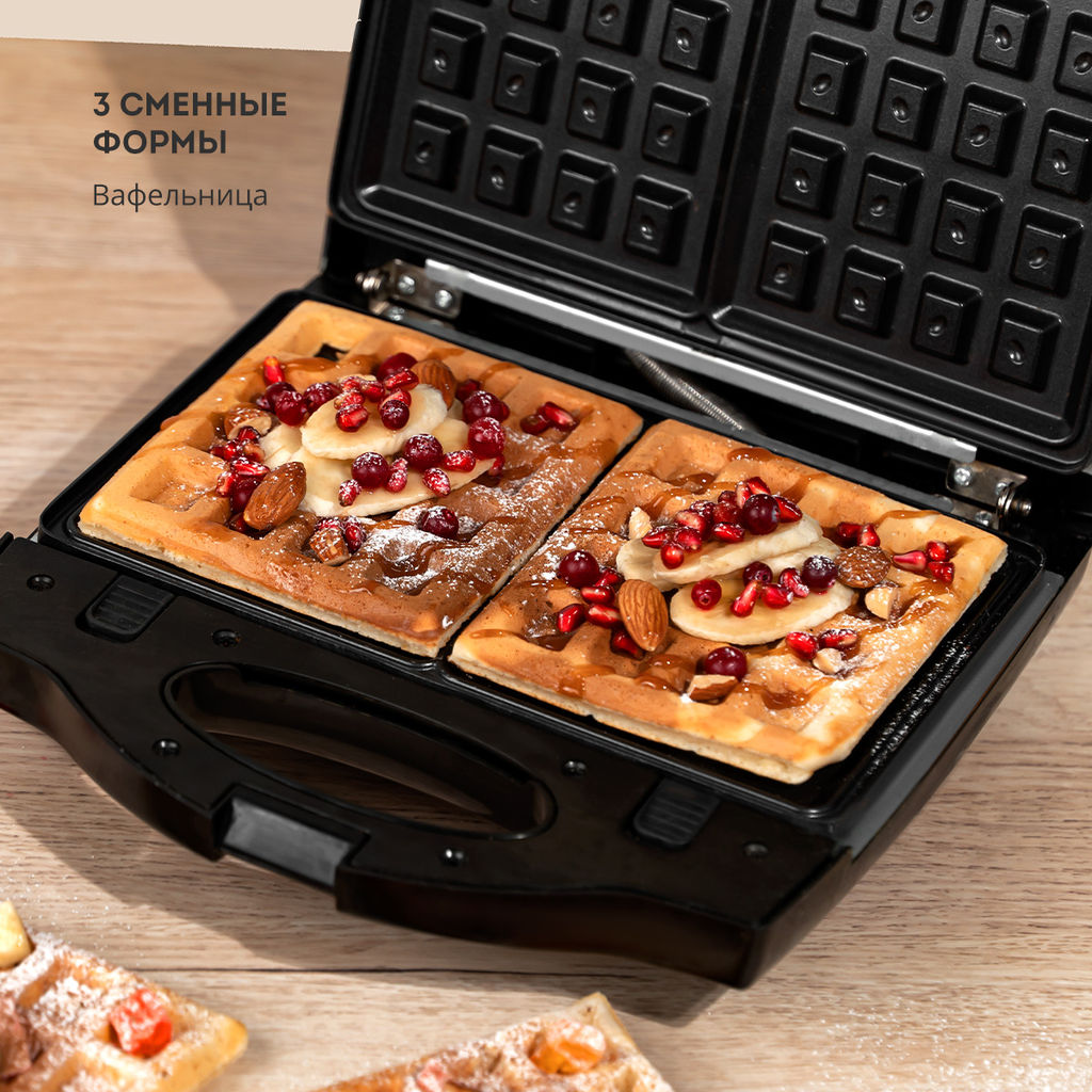 Сэндвич-тостер со сменными формами GALAXY LINE GL2959  фото 5