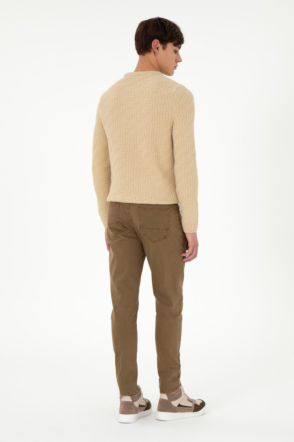 Мужские джинсовые брюки горчичного цвета Неожиданная скидка в корзине - U.s. polo assn фото 4