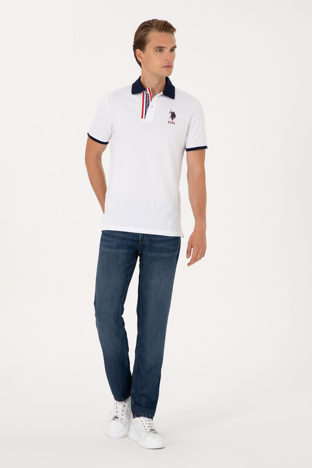 Erkek Beyaz Ti__rt - U.s. polo assn фото 4