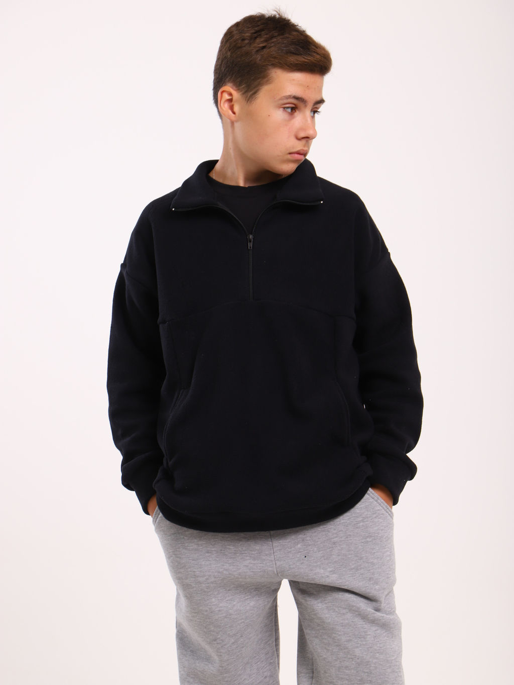 Толстовка для мальчика  девочкиСлалом черный Ладошки  фото 7