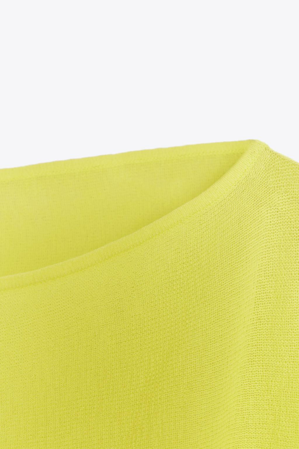 PLAIN KNIT LAYER TOP - Zara фото 12