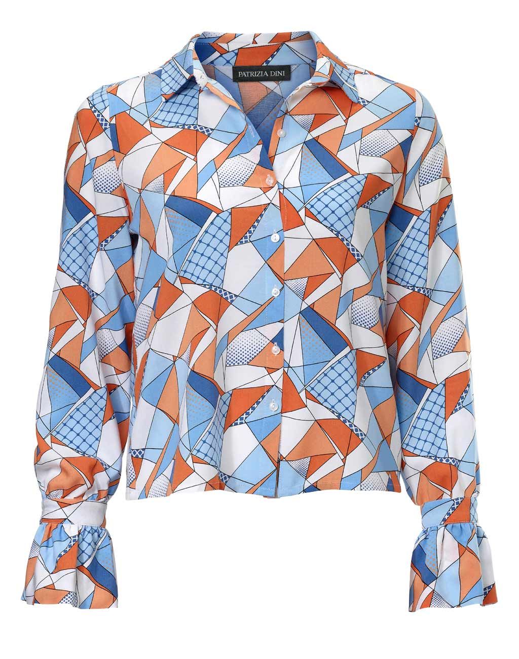 Блузка, пестрая - Patrizia dini фото 2