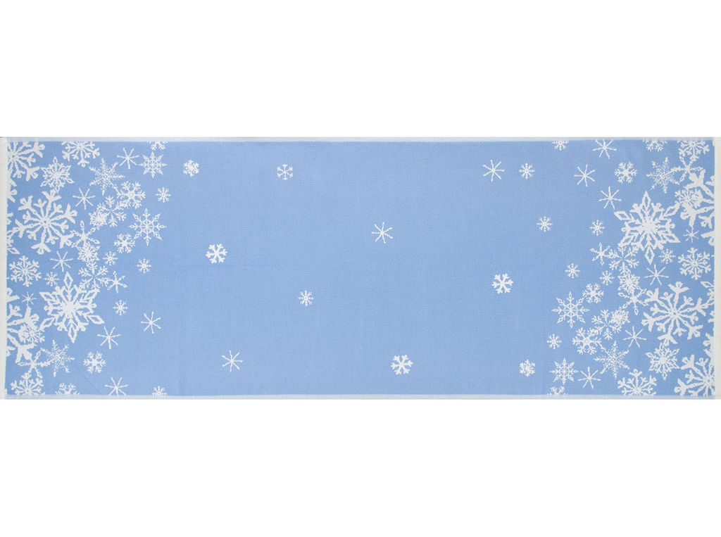 Полотенце х/б 9с23.111ж1 Снежинки-арт(ДТЭ регата) 50х140см
