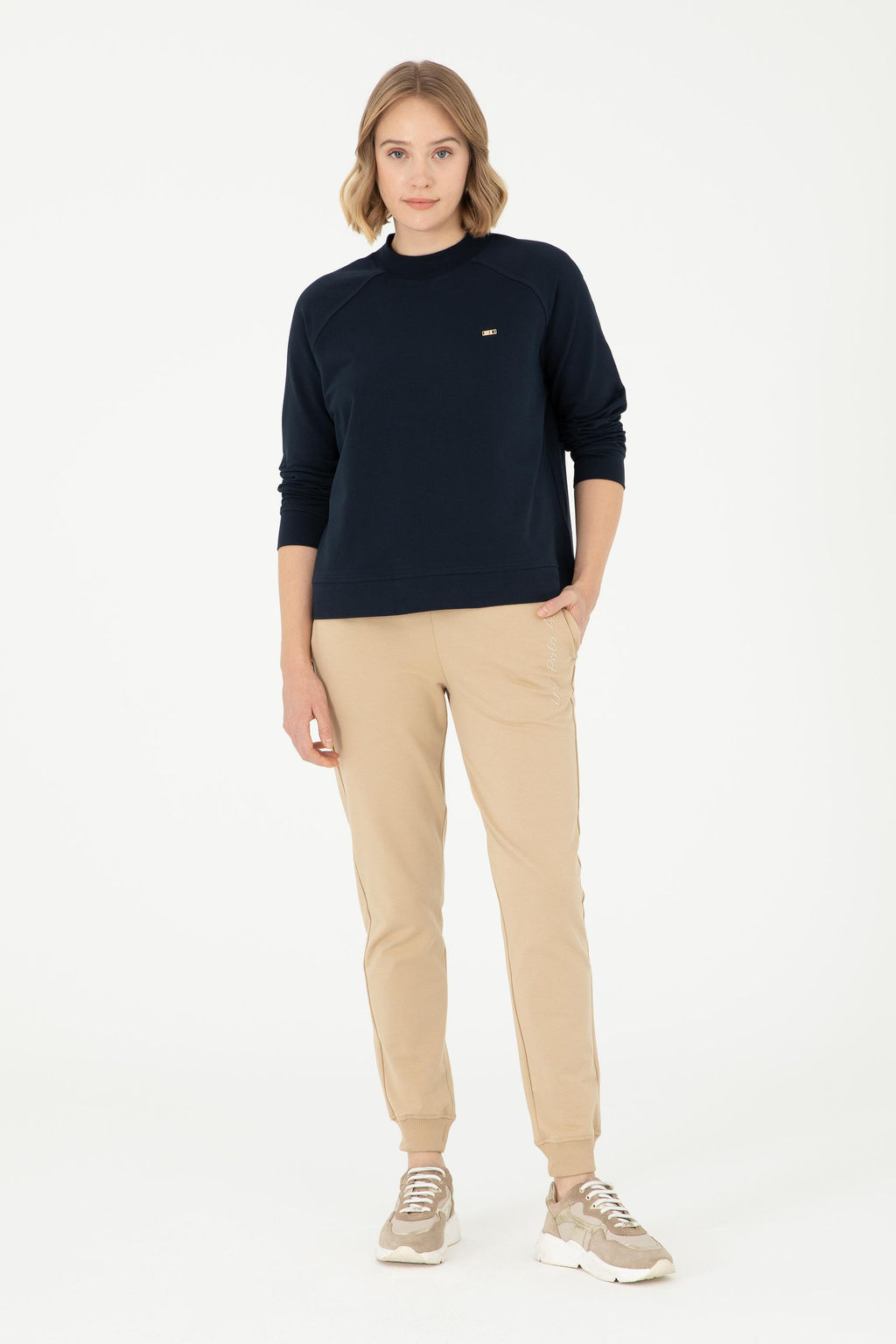 Женский темно-синий свитшот Неожиданная скидка в корзине - U.s. polo assn фото 4