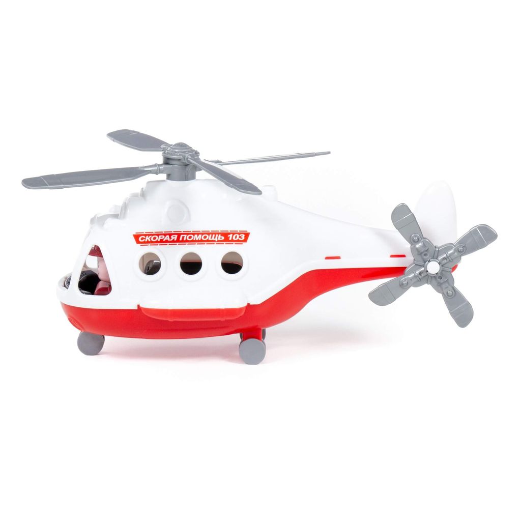 Вертолёт - скорая помощь Альфа (в сеточке) - Полесье фото 2