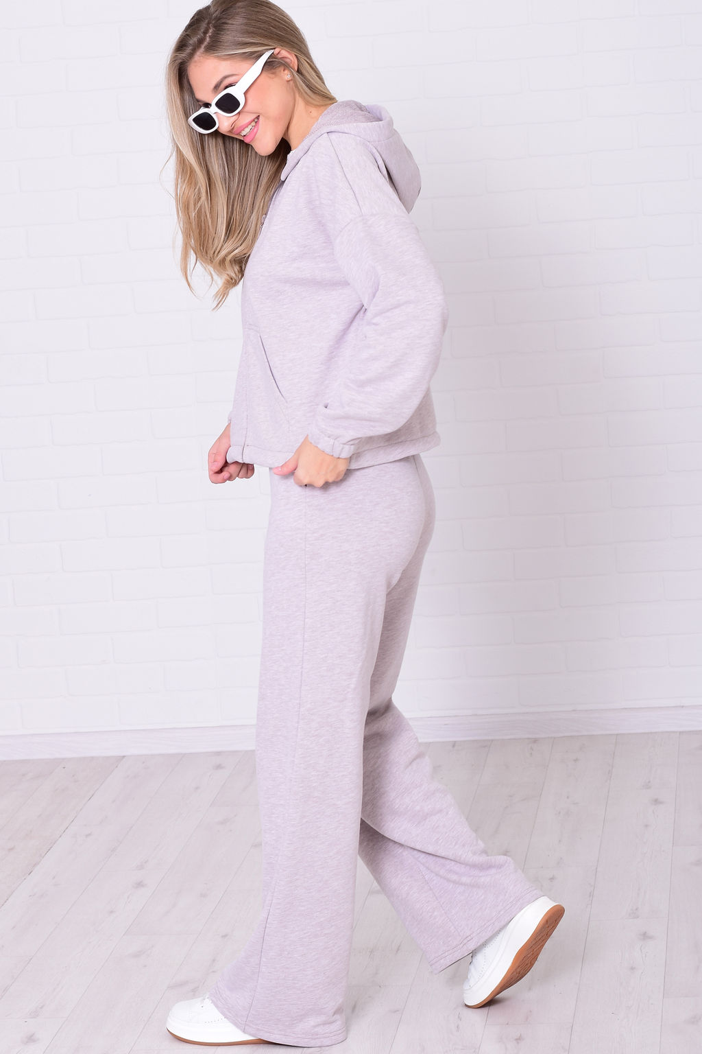 Костюм женский 5-344 из премиального футера трехнитка петля пенье - Новое кимоно фото 5